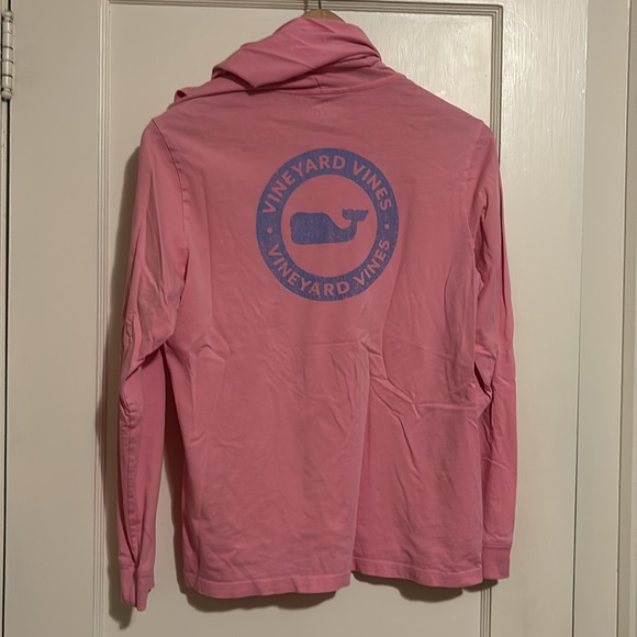Vinyard vines pink tshirt hoodie - Picture 2 of 3